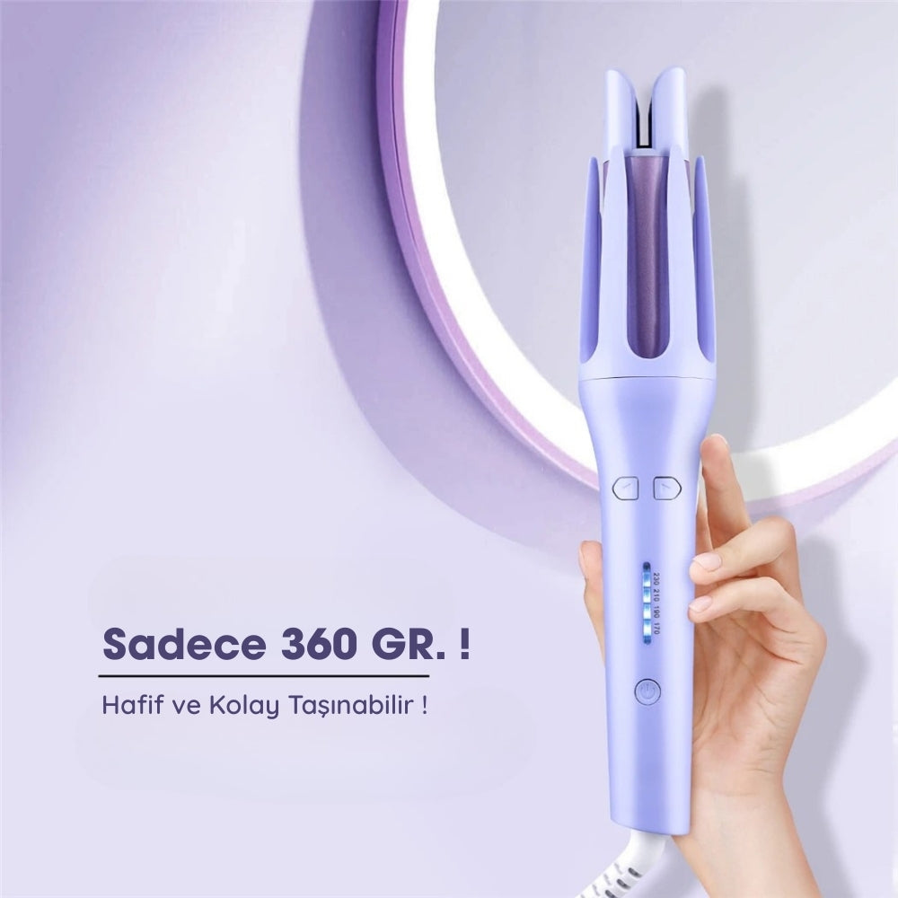 2'si 1 Arada Otomatik Saç Bigudi Makinesi-Saç Kıvırma Çubuğu