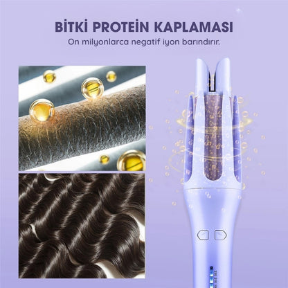 2'si 1 Arada Otomatik Saç Bigudi Makinesi-Saç Kıvırma Çubuğu